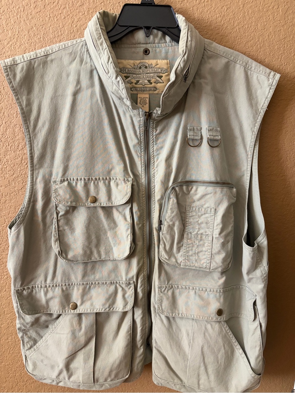 Banana Republic Men's Utility Vest in Light Sage